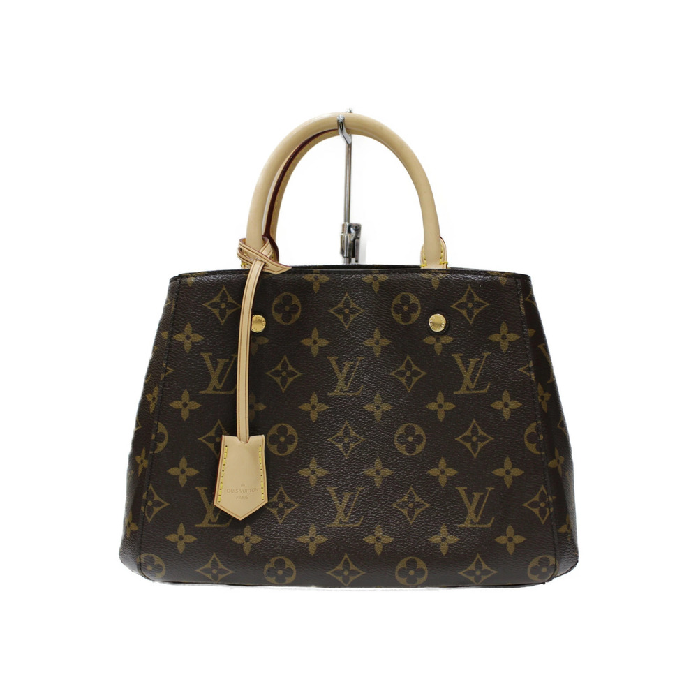 LOUIS VUITTON Montaigne Monogram 2way Shoulder Bag Strap Padlock Key